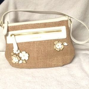 Liz Claiborne jute blend purse